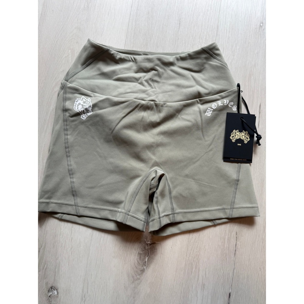 Darc Sport She Chopper Alexa Energy Shorts Olive Green Small New NWT Athleisure